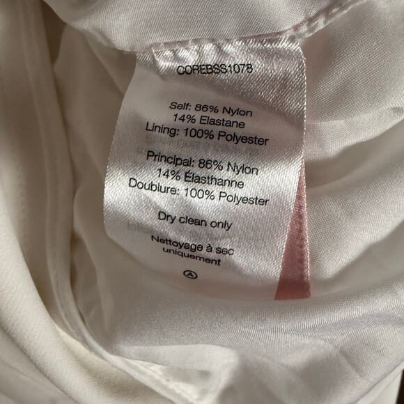 Veronica Beard White Scuba Zip Pocket Dickey Office Travel Blazer Jacket Size 6 - Picture 15 of 16